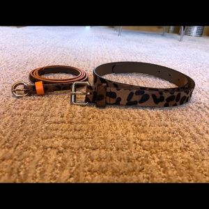 leopard print belts